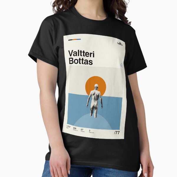 Item preview, Valtteri Bottas Modern Mid Century Poster designed and sold by The Armorsmith.