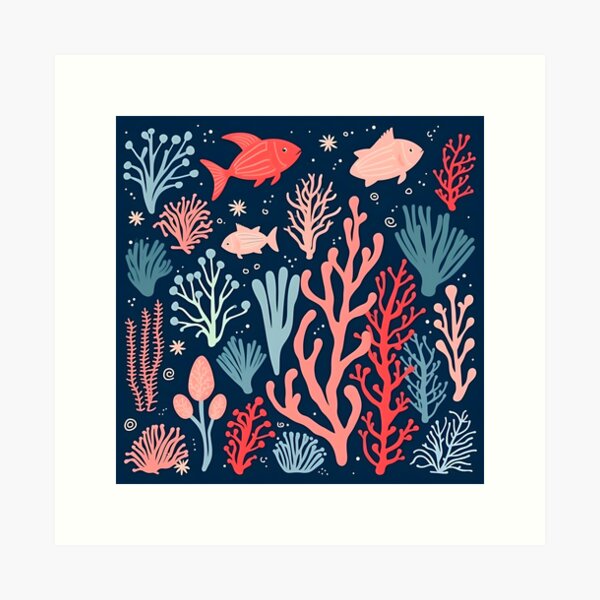 Item preview, Deep Sea Coral Reef designed and sold by StudioThink.