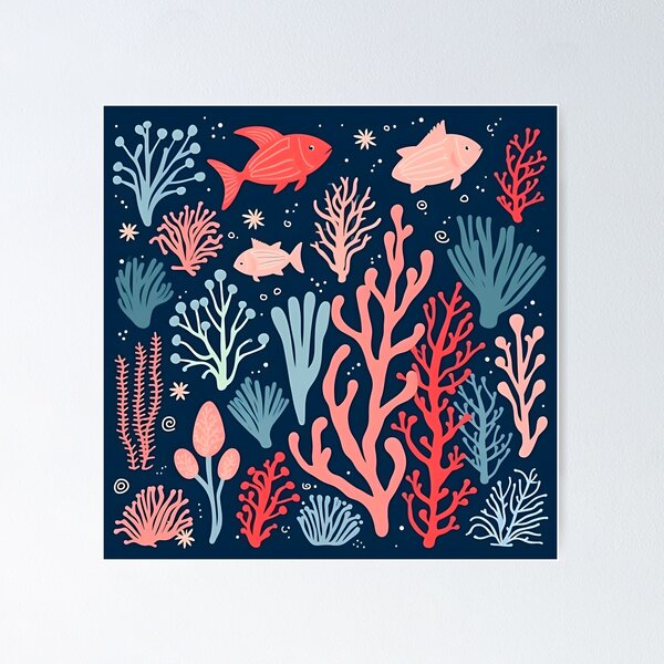 Item preview, Arrecife de coral de aguas profundas designed and sold by StudioThink.