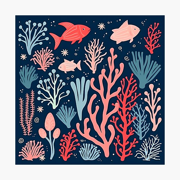 Item preview, Arrecife de coral de aguas profundas designed and sold by StudioThink.