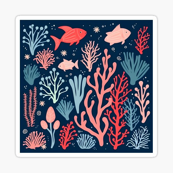 Item preview, Deep Sea Coral Reef designed and sold by StudioThink.