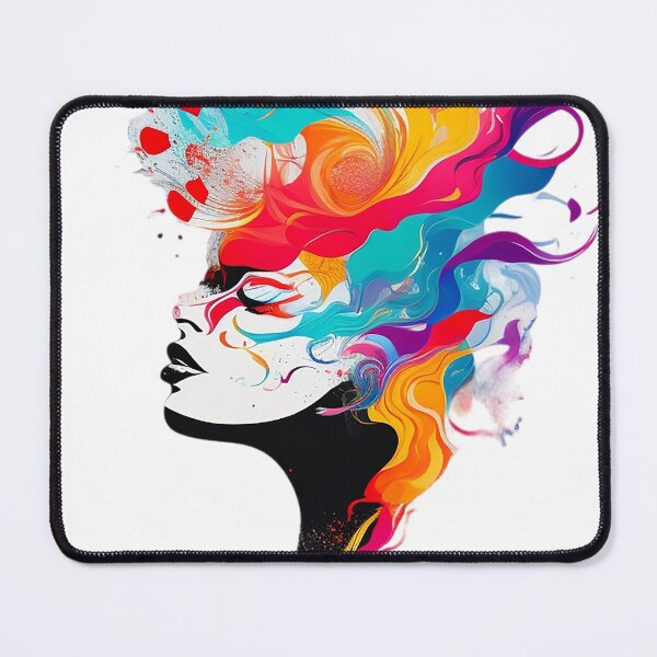 Item preview, Abstract face, splash of color designed and sold by TTR3.