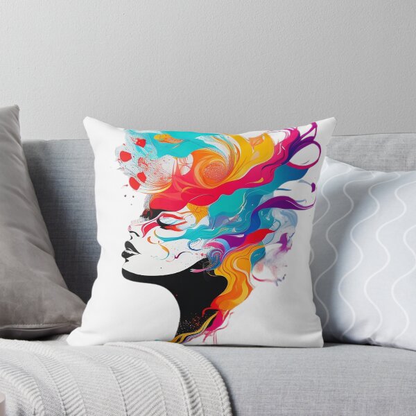 Item preview, Abstract face, splash of color designed and sold by TTR3.