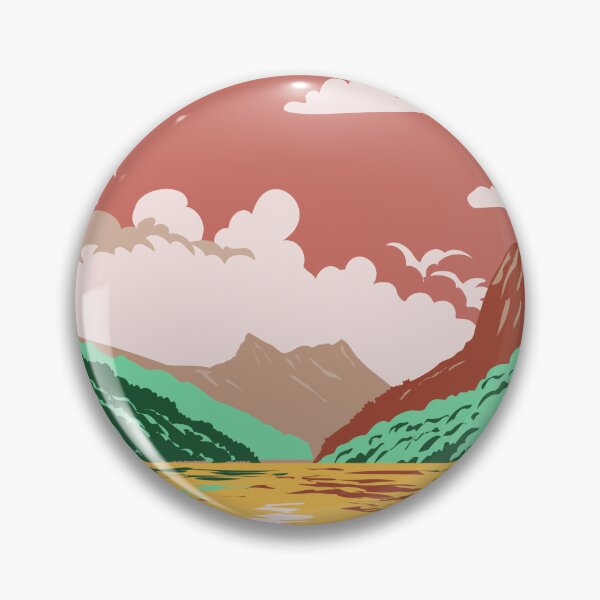 Item preview, Ba Be National Park in Bac Kan Province Vietnam WPA Art Deco Poster designed and sold by patrimonio.