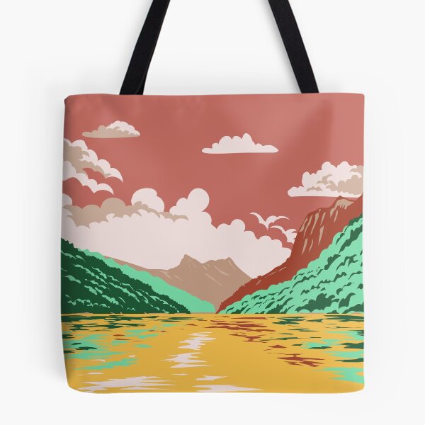 Item preview, Ba Be National Park in Bac Kan Province Vietnam WPA Art Deco Poster designed and sold by patrimonio.