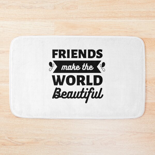 Item preview, Friends make the world beautiful || International Day of Friendship design designed and sold by ExpertSayeed.