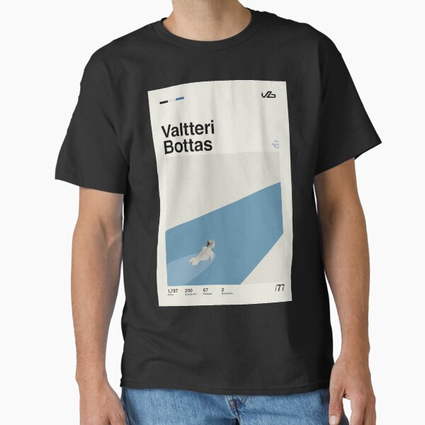 Item preview, Valtteri Bottas Modern Mid Century Poster designed and sold by The Armorsmith.