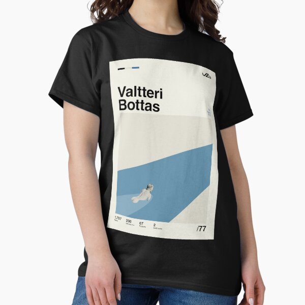 Item preview, Valtteri Bottas Modern Mid Century Poster designed and sold by The Armorsmith.