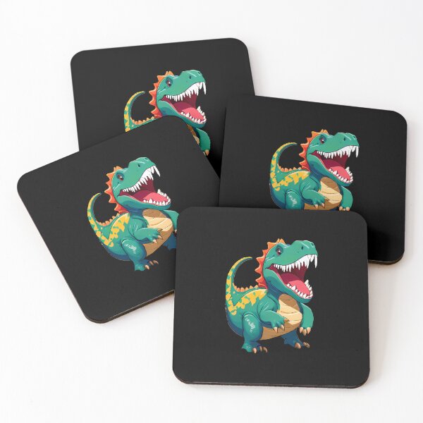 Item preview, Dino Green Dinosaur Sticker Art designed and sold by MikeFromToronto.