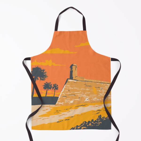 Item preview, Fort Marion in St Augustine Florida USA WPA Poster Art designed and sold by patrimonio.