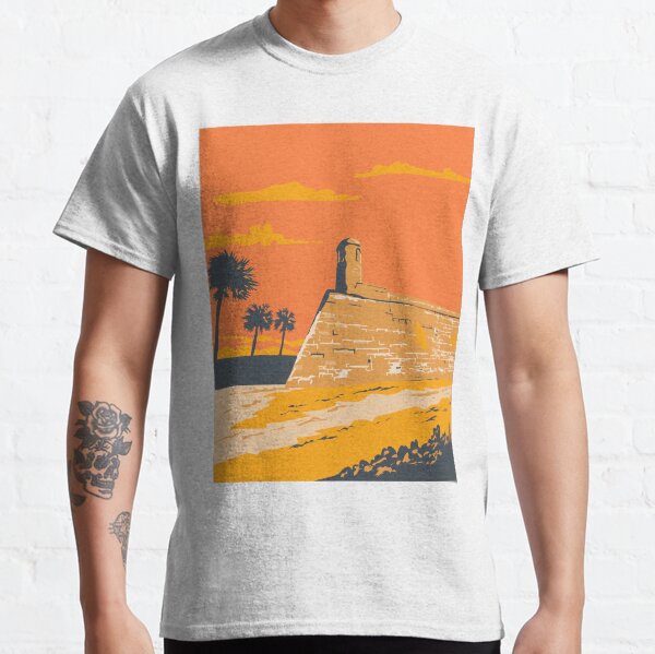 Item preview, Fort Marion in St Augustine Florida USA WPA Poster Art designed and sold by patrimonio.