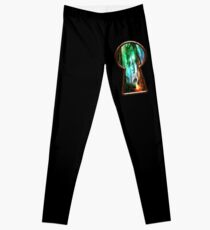 Magic forest behind the keyhole Leggings