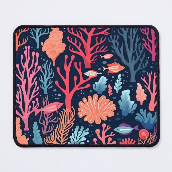 Item preview, Midnight Deep Sea Coral Reef designed and sold by StudioThink.