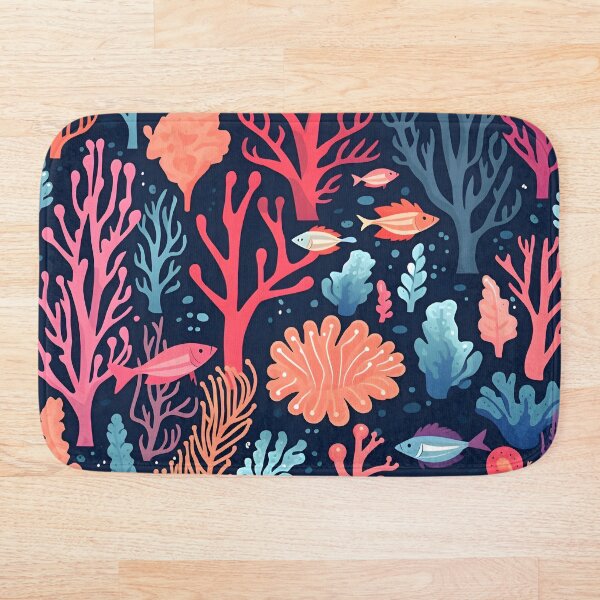 Item preview, Arrecife de coral de aguas profundas de medianoche designed and sold by StudioThink.