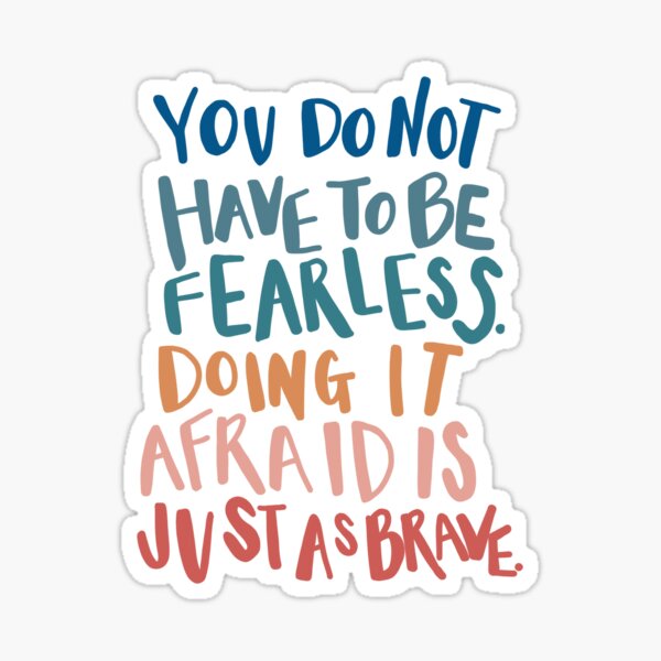 Morgan Harper Nichols Quote Fearless Sticker