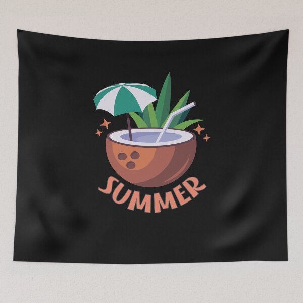Item preview, Summer Coconuts Sticker designed and sold by DeeDouu.
