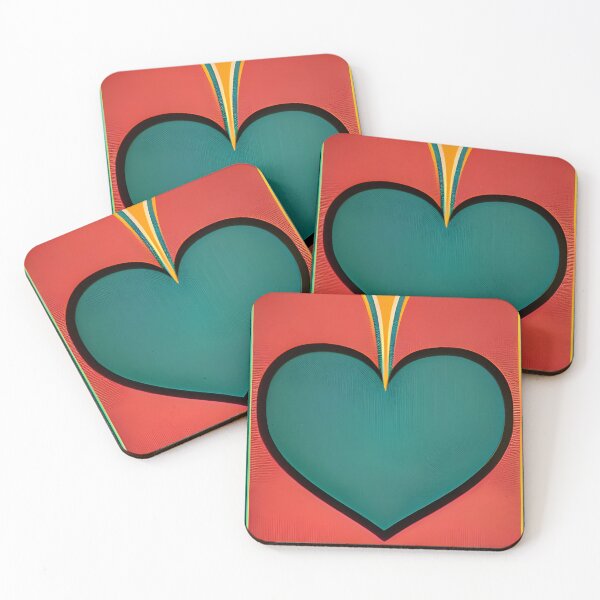 Item preview, retro heart 6 designed and sold by A. Cat.