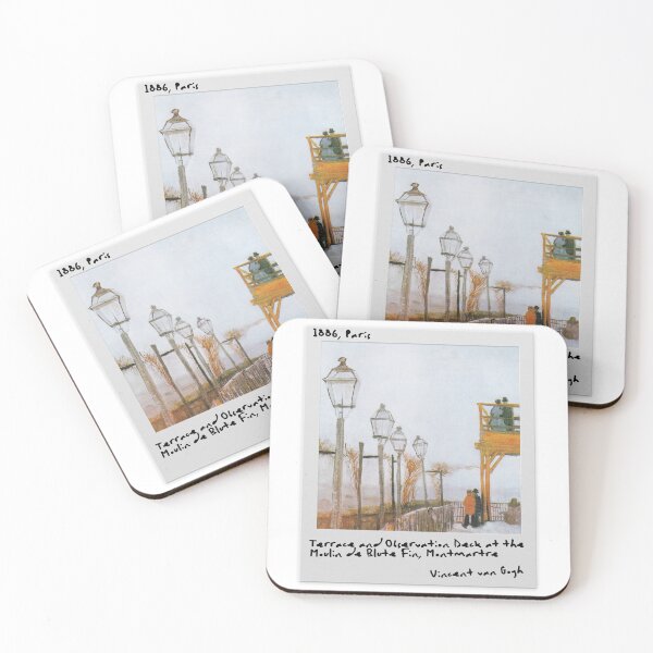 Item preview, Terrace and Observation Deck at the Moulin de Blute-Fin, Montmartre - 1886 (Paris) by Vincent van Gogh designed and sold by polart-film.