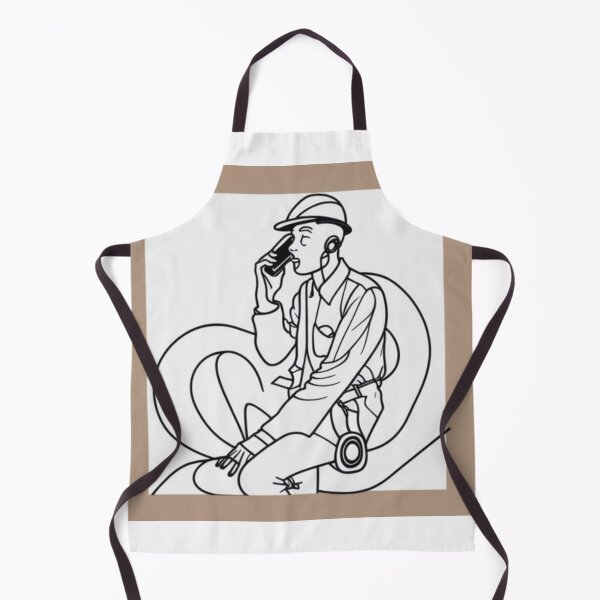 Item preview, A telephone man sitting and taking phone calls designed and sold by ac-virtualshop.