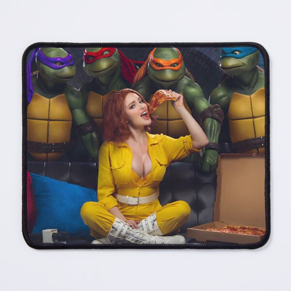 Item preview, Pizza With The Ninja Turtles designed and sold by anndynegative.