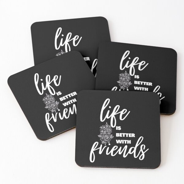 Item preview, Life is better with friends || International Day of Friendship design designed and sold by ExpertSayeed.