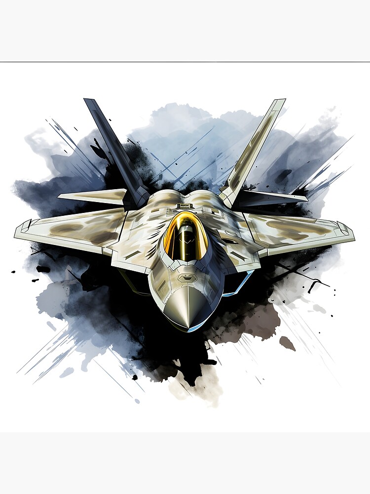 F 22 Raptor Art Board Print