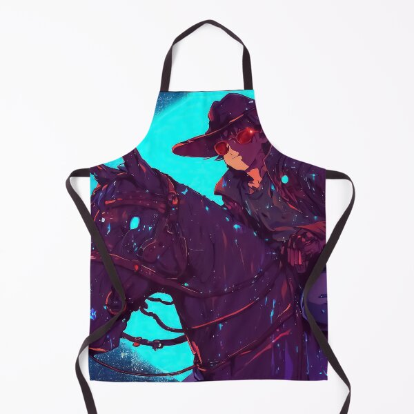 Item preview, Anime cowboy galloping on horseback abstract designed and sold by TomFrontierArt.