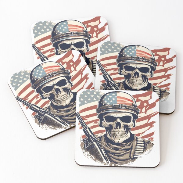 Item preview, Skull Soldier Flag and Helmet designed and sold by SkullTroops.