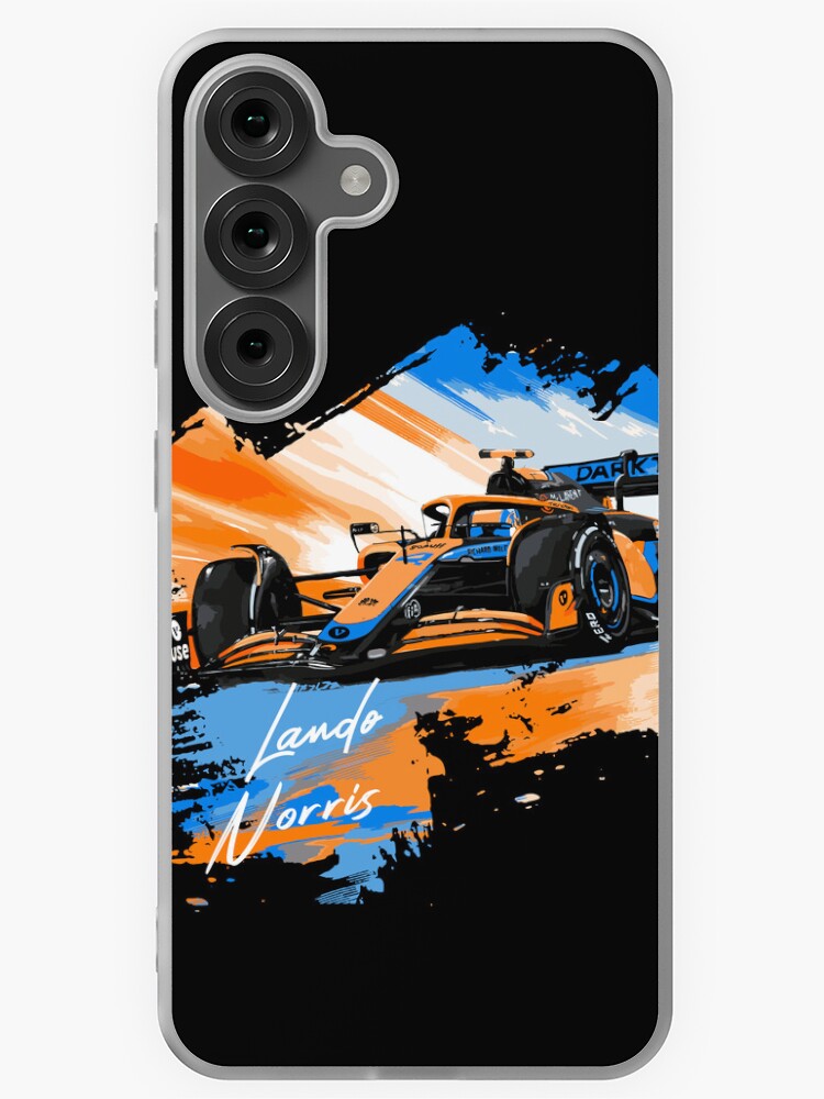 Thumbnail 1 of 4, Samsung Galaxy Phone Case, Lando Norris - Retro_Digi art designed and sold by Malaka7.