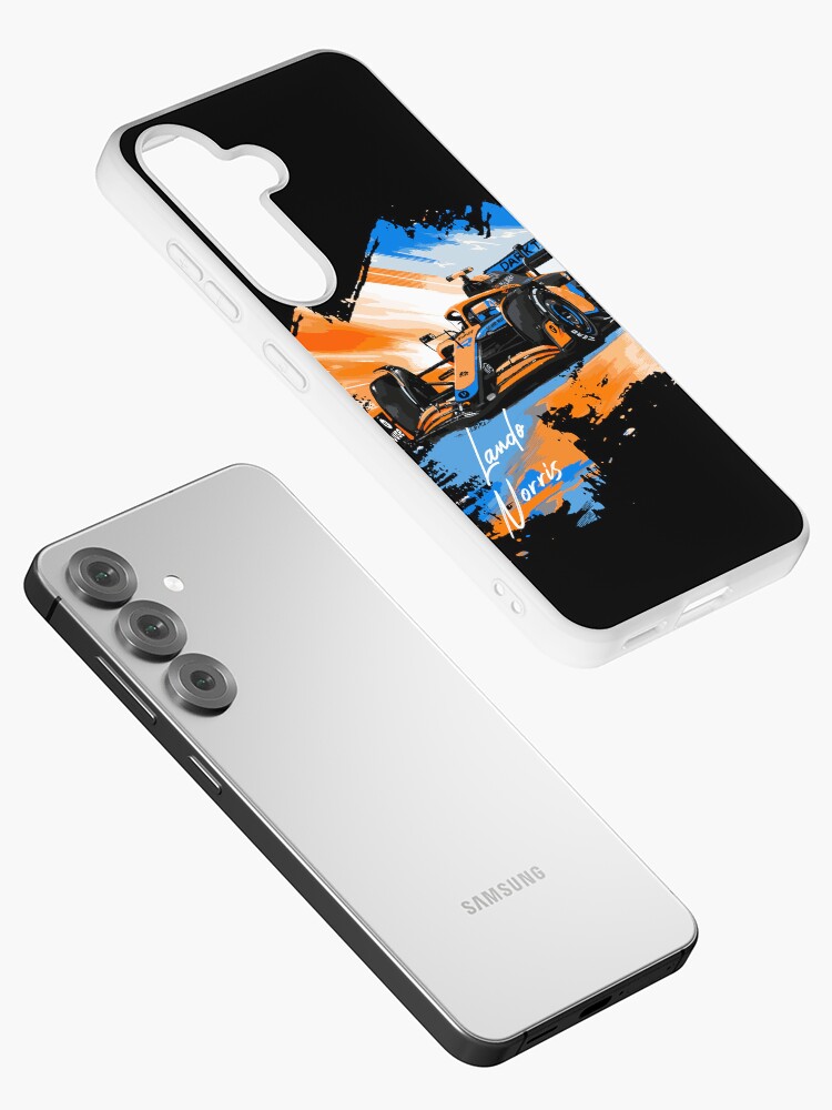 Thumbnail 2 of 4, Samsung Galaxy Phone Case, Lando Norris - Retro_Digi art designed and sold by Malaka7.