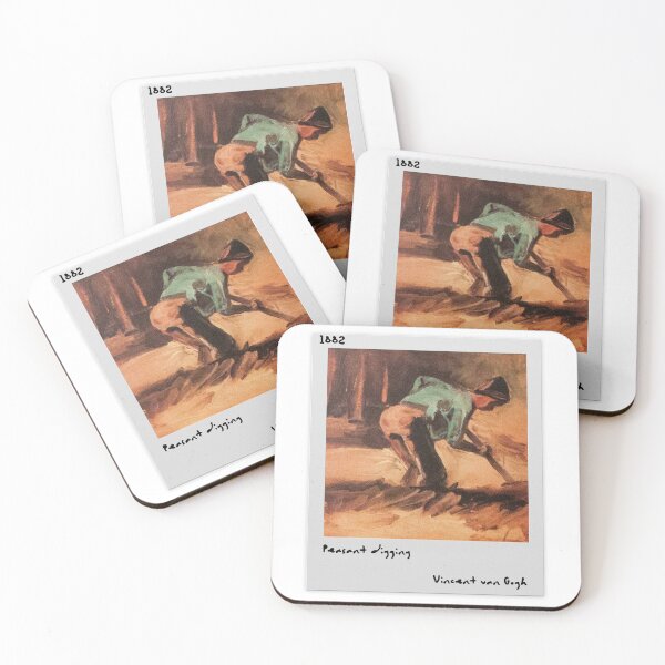 Item preview, Peasant digging - 1882 by Vincent van Gogh designed and sold by polart-film.