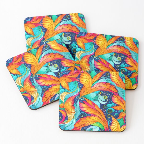Item preview, Vibrant Whimsical Abstract Aesthetic Pattern designed and sold by WitchyWare.