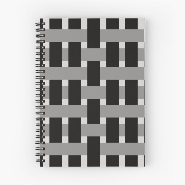 Item preview, Fabric Weave Types #05 - Weft Rib Weave Irregular Pattern - Black and Gray designed and sold by DesignCentrum.