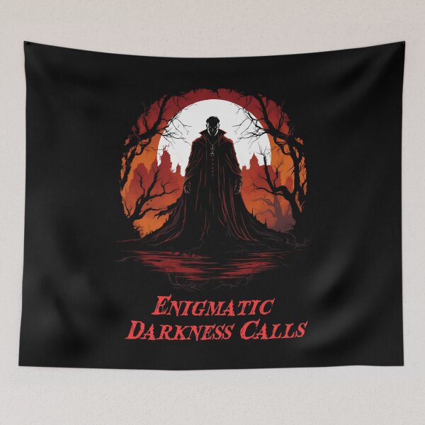 Item preview, Enigmatic Darkness Calls - Vampire Artwork designed and sold by BobbyTee Merch.