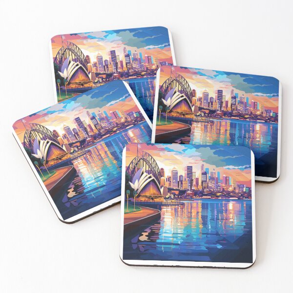 Item preview, A Pop Art Travel Print of Sydney - Australia designed and sold by StudioRedKoala.