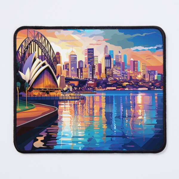 Item preview, A Pop Art Travel Print of Sydney - Australia designed and sold by StudioRedKoala.