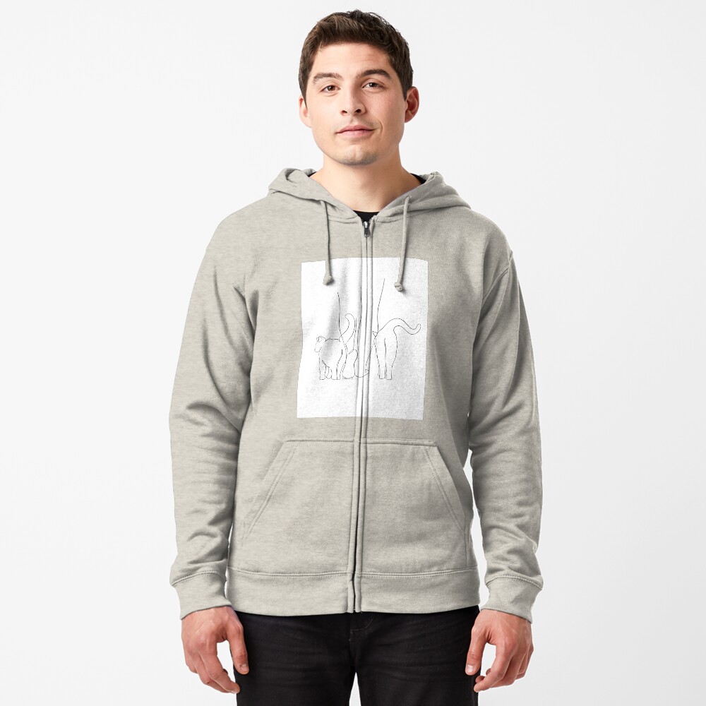 Item preview, Zipped Hoodie designed and sold by Tinteria.
