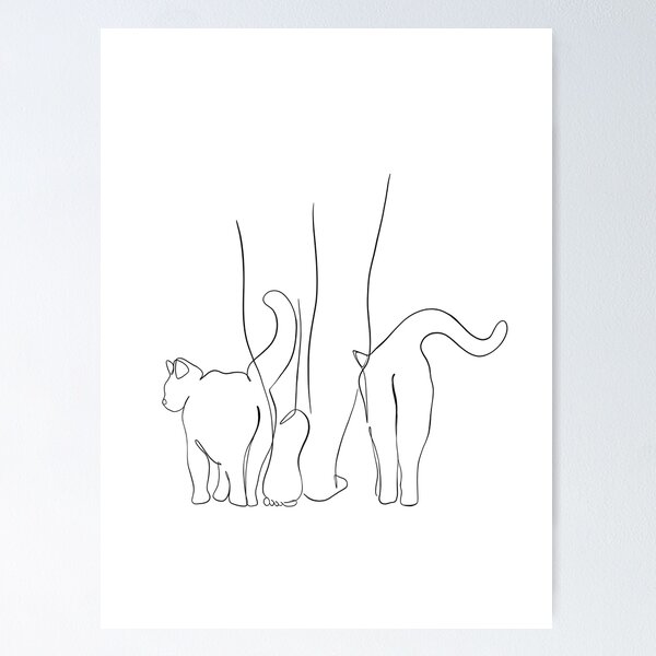 Cat And Dog Wall Art for Sale