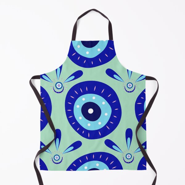 Item preview, EVIL EYE PATTERN (BLUE & GREEN) designed and sold by MiaMoonDesigns.
