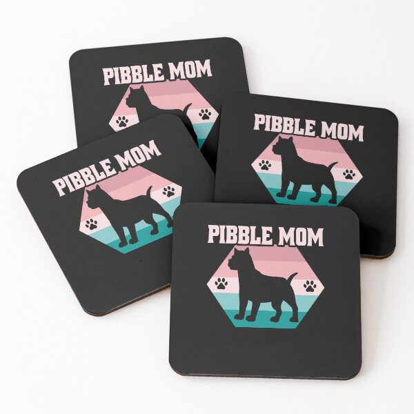 Item preview, Pibble Mom Retro Vintage Pittie Pitbull Terrier designed and sold by DerNerd.
