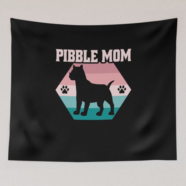 Item preview, Pibble Mom Retro Vintage Pittie Pitbull Terrier designed and sold by DerNerd.