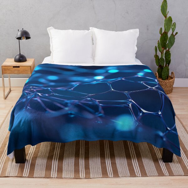 Item preview, Blue background with a set of dots, an abstract image. In the style of infinity nets. designed and sold by anytka.