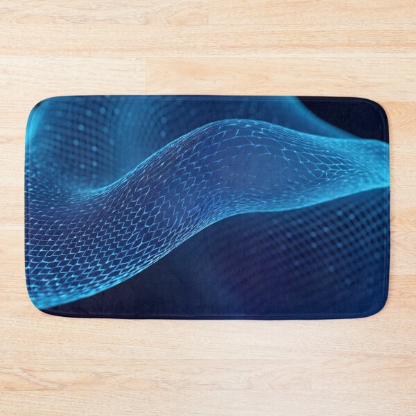 Item preview, Blue background with a set of dots, an abstract image. In the style of infinity nets. designed and sold by anytka.