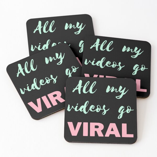 Item preview, All My Videos Go Viral Hoodie designed and sold by Swooncake Press.
