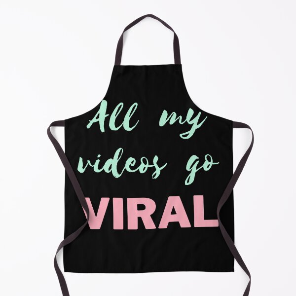 Item preview, All My Videos Go Viral Hoodie designed and sold by Swooncake Press.