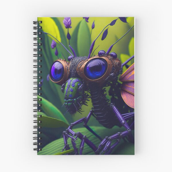 Item preview, Surreal Steampunk Mantis Art | Whimsical and Highly Detailed Wildlife designed and sold by TheWhimsicalZoo.