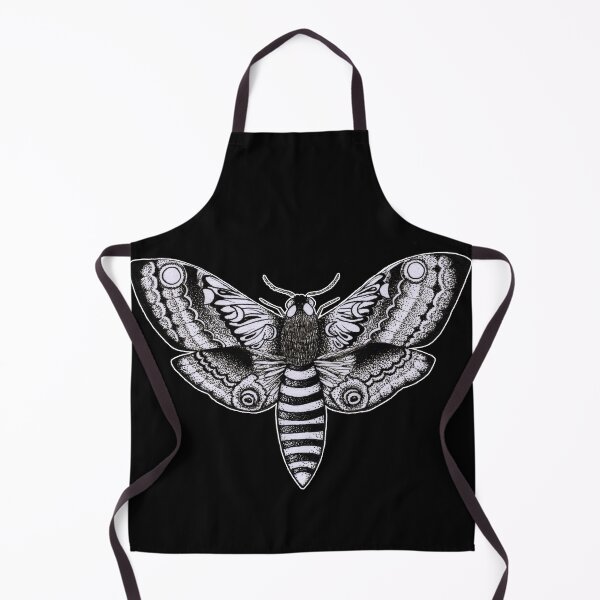 Item preview, Moonphase Moth dotwork designed and sold by TumultousTeacup.