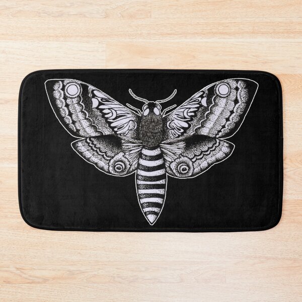 Item preview, Moonphase Moth dotwork designed and sold by TumultousTeacup.