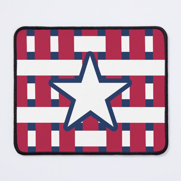 Item preview, Fabric Weave Types #05 - Weft Rib Weave Irregular Pattern - USA version - Red, White and Blue designed and sold by DesignCentrum.