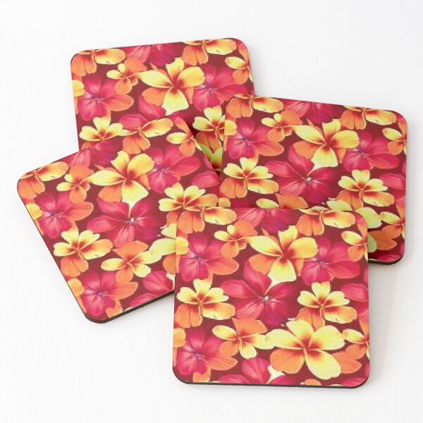 Item preview, red and yellow hawaiian flowers designed and sold by nigejohn.